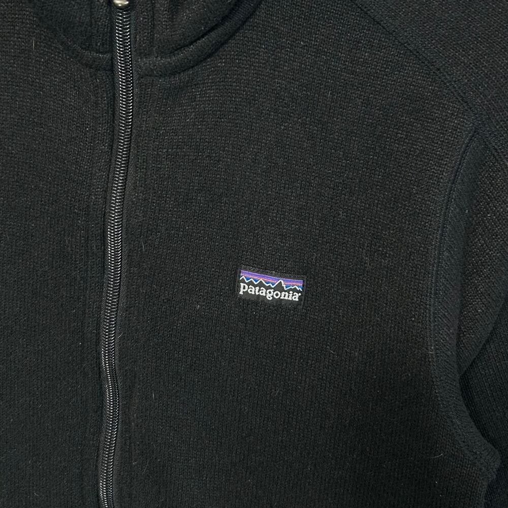 Patagonia Better Sweater Jacket Womens Sz S Black Full Zip Fleece Lined Travel - Picture 5 of 8